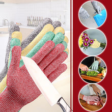 Load image into Gallery viewer, Fishing Anti Cut Gloves GMG Non-slip HPPE EN388 ANSI Anti-cut Level 5 Safety Work Gloves Cut Resistant Gloves For Kitchen Garden
