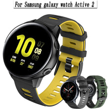 Load image into Gallery viewer, For Samsung galaxy watch Active 2 40mm 44mm Strap Sport bracelet Silicone Watchband Active2 20mm Watch Strap For Huawei GT2 42mm
