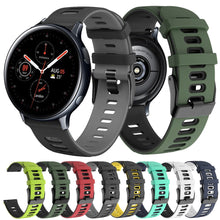 Load image into Gallery viewer, For Samsung galaxy watch Active 2 40mm 44mm Strap Sport bracelet Silicone Watchband Active2 20mm Watch Strap For Huawei GT2 42mm
