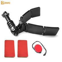 Load image into Gallery viewer, Full Face Helmet Chin Mount Holder for Hero 11 10 9 8 7 DJI Insta360 Camera Strap Flodable Front Chin Mount Accessory
