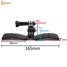 Load image into Gallery viewer, Full Face Helmet Chin Mount Holder for Hero 11 10 9 8 7 DJI Insta360 Camera Strap Flodable Front Chin Mount Accessory
