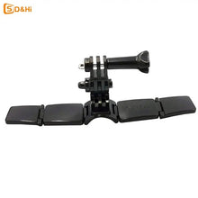 Load image into Gallery viewer, Full Face Helmet Chin Mount Holder for Hero 11 10 9 8 7 DJI Insta360 Camera Strap Flodable Front Chin Mount Accessory
