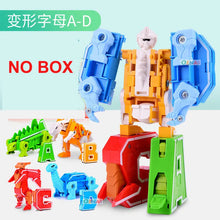 Load image into Gallery viewer, GUDI Assemble Robots Transformation Building Blocks Action Figure Car Model Deform Number Letters Alphabet Math Educational Toys

