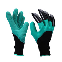 Load image into Gallery viewer, Garden Gloves With Claws ABS Plastic Garden Rubber Gloves Gardening Digging Planting Durable Waterproof Work Glove Outdoor

