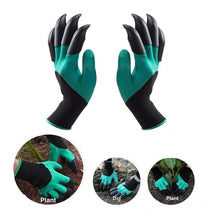Load image into Gallery viewer, Garden Gloves With Claws ABS Plastic Garden Rubber Gloves Gardening Digging Planting Durable Waterproof Work Glove Outdoor

