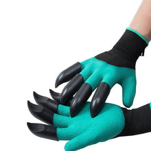 Load image into Gallery viewer, Garden Gloves With Claws ABS Plastic Garden Rubber Gloves Gardening Digging Planting Durable Waterproof Work Glove Outdoor
