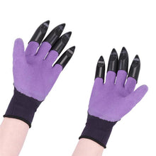 Load image into Gallery viewer, Garden Gloves With Claws ABS Plastic Garden Rubber Gloves Gardening Digging Planting Durable Waterproof Work Glove Outdoor
