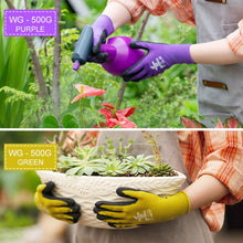 Load image into Gallery viewer, Garden Rubber Gloves for Men and Women, Nitrile Coated Working Glove for Gardening, Fishing, Clamming, Cleaning
