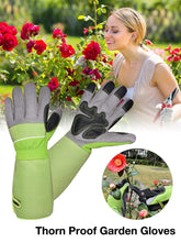 Load image into Gallery viewer, Garden Thorn Proof Gloves Unisex Gardening Gloves Wear-resistant Cut-resistant Anti-puncture Supplies For Rose Cactus
