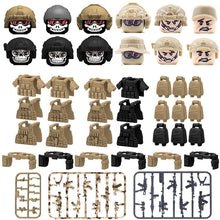 Load image into Gallery viewer, Ghost Commando Special Forces Building Blocks Army Soldier Figures Military Weapon Gun Vest Bricks Accessories Children's Toy
