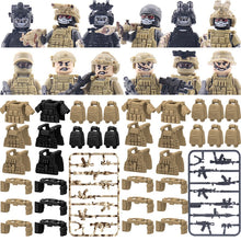Load image into Gallery viewer, Ghost Commando Special Forces Building Blocks Army Soldier Figures Military Weapon Vest Bricks Accessories Children's Toys
