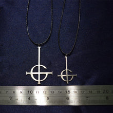 Load image into Gallery viewer, Ghost bc Nameless Ghoul Necklace Pendant Ghost Band Grucifix Papa Emeritus Patch Jewelry
