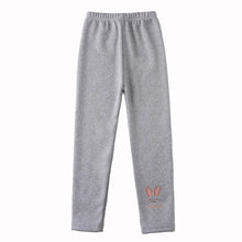 Load image into Gallery viewer, Girls Leggings Autumn Winter Thick Warm Plus Cute Fond Rabbit Children Kids Baby Bottom Part Pants Wear Small Cotton Pants
