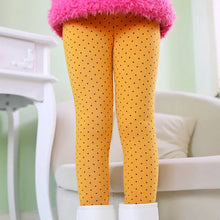 Load image into Gallery viewer, Girls Pants Autumn Winter Thick Warm Kids Baby Bottom Leggings Colorful Print Dot Children Pants
