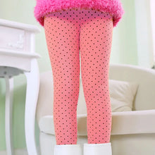 Load image into Gallery viewer, Girls Pants Autumn Winter Thick Warm Kids Baby Bottom Leggings Colorful Print Dot Children Pants
