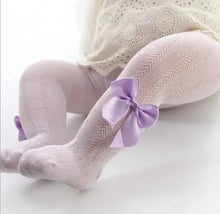 Load image into Gallery viewer, Girls Tights Winter Pantyhose Baby Infant Child Thick Warm Stockings Bowknet Kids Tights  Baby Panty Maillot Bow Classic Tights
