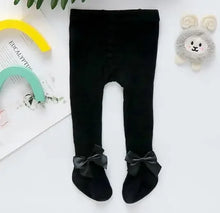 Load image into Gallery viewer, Girls Tights Winter Pantyhose Baby Infant Child Thick Warm Stockings Bowknet Kids Tights  Baby Panty Maillot Bow Classic Tights

