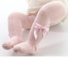 Load image into Gallery viewer, Girls Tights Winter Pantyhose Baby Infant Child Thick Warm Stockings Bowknet Kids Tights  Baby Panty Maillot Bow Classic Tights
