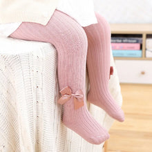 Load image into Gallery viewer, Girls Tights Winter Pantyhose Baby infant Child Thick Warm Stockings Bowknet Kids Tights Baby Panty Maillot
