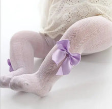 Load image into Gallery viewer, Girls Tights Winter Pantyhose Baby infant Child Thick Warm Stockings Bowknet Kids Tights Baby Panty Maillot
