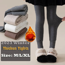 Load image into Gallery viewer, Girls Winter Thick Leggings Fleece Lined Warm Kids Leggings Soft Tights Snow Days Pants
