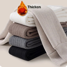Load image into Gallery viewer, Girls Winter Thick Leggings Fleece Lined Warm Kids Leggings Soft Tights Snow Days Pants
