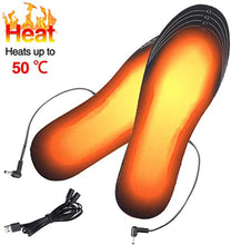 Load image into Gallery viewer, Insole USB Heated  s Feet Warm Sock Pad Mat Electrically Heating s Washable Warm Thermal s Unisex WJ014 s shoe pads
