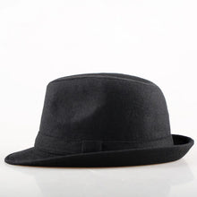 Load image into Gallery viewer, Winter Solid Woollen Fedoras For Men Top Jazz  Hat Adult Bowler Hats Classic Version Chapeau Hats
