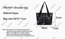 Load image into Gallery viewer, Casual Large Capacity Shoulder Bags For Women Space Cotton Handbag Totes Fashion Winter Daily Use Bag bolsa feminina
