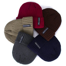Load image into Gallery viewer, New Unisex Letter Warm Winter Hats Stylish Add Fur Lined Soft Beanie Cap Thick Winter Knitted Hats For Men &amp; Women Dropshipping
