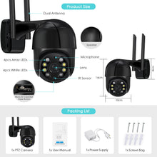Load image into Gallery viewer, Anbiux 8MP 4K Ip Camera 5MP Speed Dome Auto Tracking Ptz Camera Smart Home Outdoor Draadloze Wifi Camera Surveillance monitor
