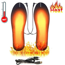 Load image into Gallery viewer, Insole USB Heated  s Feet Warm Sock Pad Mat Electrically Heating s Washable Warm Thermal s Unisex WJ014 s shoe pads

