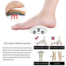 Load image into Gallery viewer, Insole Best  For s Leather Orthotic s Flat Feet High Arch Support Orthopedic s Sole Fit In O/X Leg Corrected Insert shoe pads
