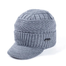 Load image into Gallery viewer, Unisex Warm Winter Hats Stylish Add Fur Lined Soft Beanie Cap With Brim Thick Winter Knitted Hats For Men &amp; Women Dropshipping
