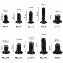 Load image into Gallery viewer, M2 M3 Screw Set KM2 Machine Laptop Screw Flat Head Phillips Drive Accessories for Repair Computer Electronic Laptop Screws Kit

