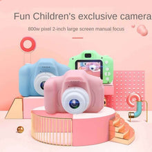 Load image into Gallery viewer, X2 Children's Camera 2.0-Inch Screen Children's Digital Camera Portable Cartoon SLR Camera
