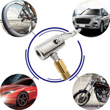 Load image into Gallery viewer, Portable Inflatable Pump for Car Tire Air Chuck Compressor Tire Inflator Tire Chuck with Barb Connector for Hose Repair
