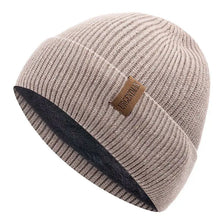 Load image into Gallery viewer, New Unisex Winter Hat Add Fleece Warm Cap Stylish Soft Beanie Hat For Men Women Outdoor Thicken Ski Sports Knitted Hat
