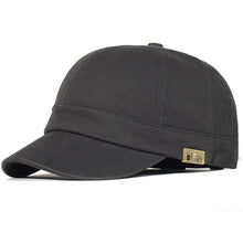 Load image into Gallery viewer, Short Brim Baseball Cap Cotton Men Women Soft Vintage Dad Hat Adjustable Trucker Style Low Profile Caps
