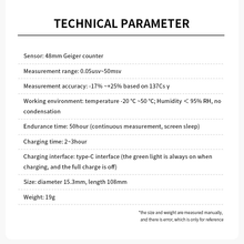 Load image into Gallery viewer, HFS-P3 Geiger counter Nuclear Radiation Detector X-ray Beta Gamma Detector Geiger Counter Dosimeter
