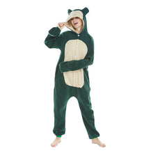 Load image into Gallery viewer, Winter Adult Animal Mike Duck Onesies Shark Cat Fox Kigurumi Pajamas Monkey Cartoon Costumes Jumpsuits Christmas Hooded
