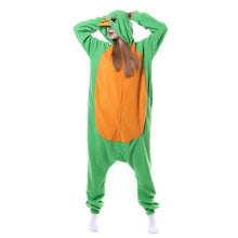 Load image into Gallery viewer, Winter Adult Animal Mike Duck Onesies Shark Cat Fox Kigurumi Pajamas Monkey Cartoon Costumes Jumpsuits Christmas Hooded
