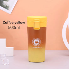 Load image into Gallery viewer, HOT Premium Travel Coffee Mug Stainless Steel Thermos Tumbler Cups Vacuum Flask Thermo Water Bottle Tea Mug Thermocup Bottle

