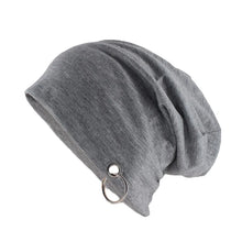 Load image into Gallery viewer, New Style Fashion Adult Unisex Solid Hat With Hoop Casual Women Warm Beanies Novelty Men Gorros Sport Bonnet Outdoor Hats
