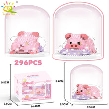 Load image into Gallery viewer, Mini Cute Pig Micro Building Blocks 3D Diamond Model Animals Bricks DIY City Construction Toys for Children Kids Gift

