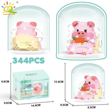 Load image into Gallery viewer, Mini Cute Pig Micro Building Blocks 3D Diamond Model Animals Bricks DIY City Construction Toys for Children Kids Gift

