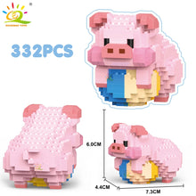 Load image into Gallery viewer, Mini Cute Pig Micro Building Blocks 3D Diamond Model Animals Bricks DIY City Construction Toys for Children Kids Gift
