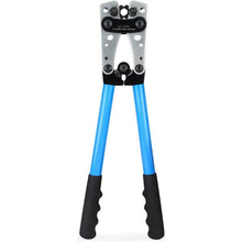 Load image into Gallery viewer, HX-50B Cable Lug Crimping Tool for Heavy Duty Wire Lugs,Battery Terminal,Copper Lugs AWG 8-1/0 with 60pcs Copper Ring Terminals
