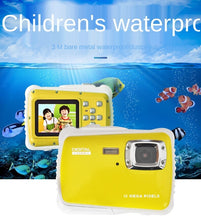 Load image into Gallery viewer, Waterproof children's digital camera 12 million pixels 2.0-inch screen diving digital camera
