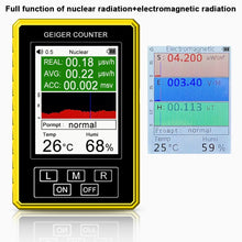 Load image into Gallery viewer, Handheld Digital Display Electromagnetic Radiation Nuclear Detector EMF Geiger Counter Full-functional High Precision Tester
